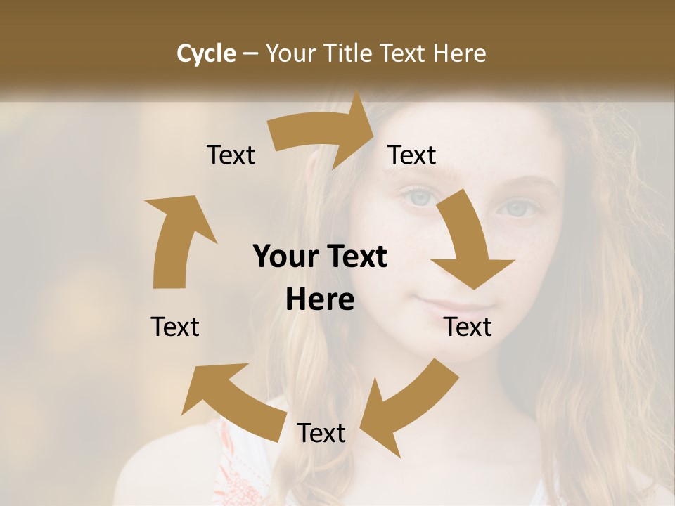 Elderly Coastal Ocean PowerPoint Template