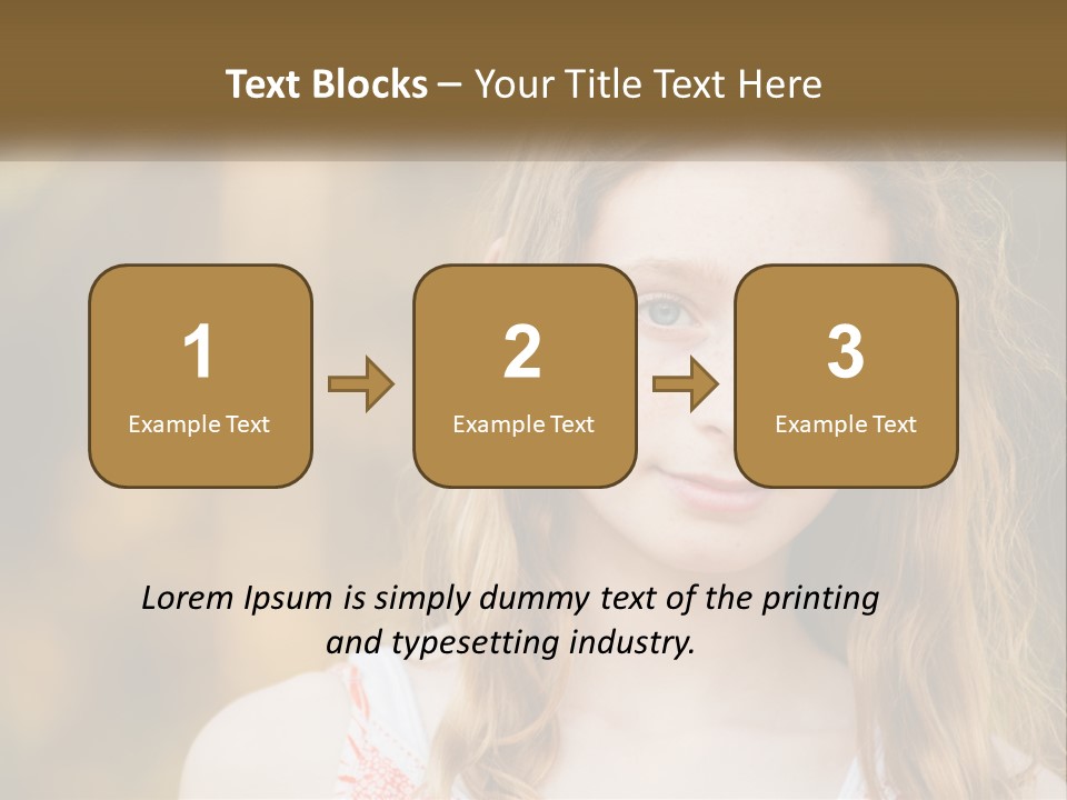 Elderly Coastal Ocean PowerPoint Template