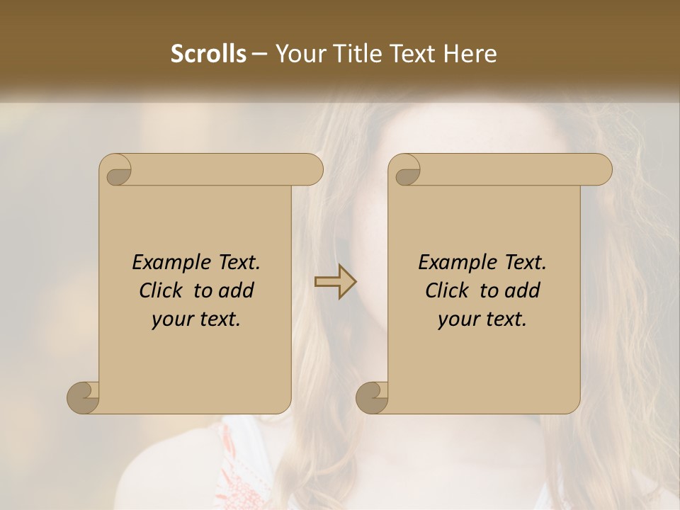 Elderly Coastal Ocean PowerPoint Template