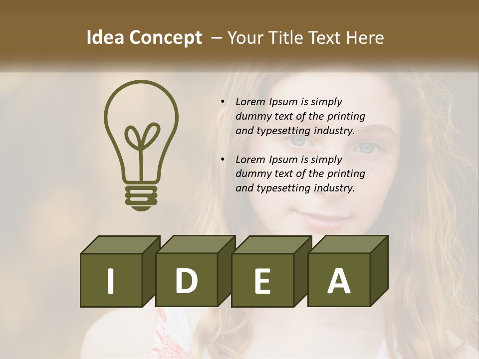 Elderly Coastal Ocean PowerPoint Template