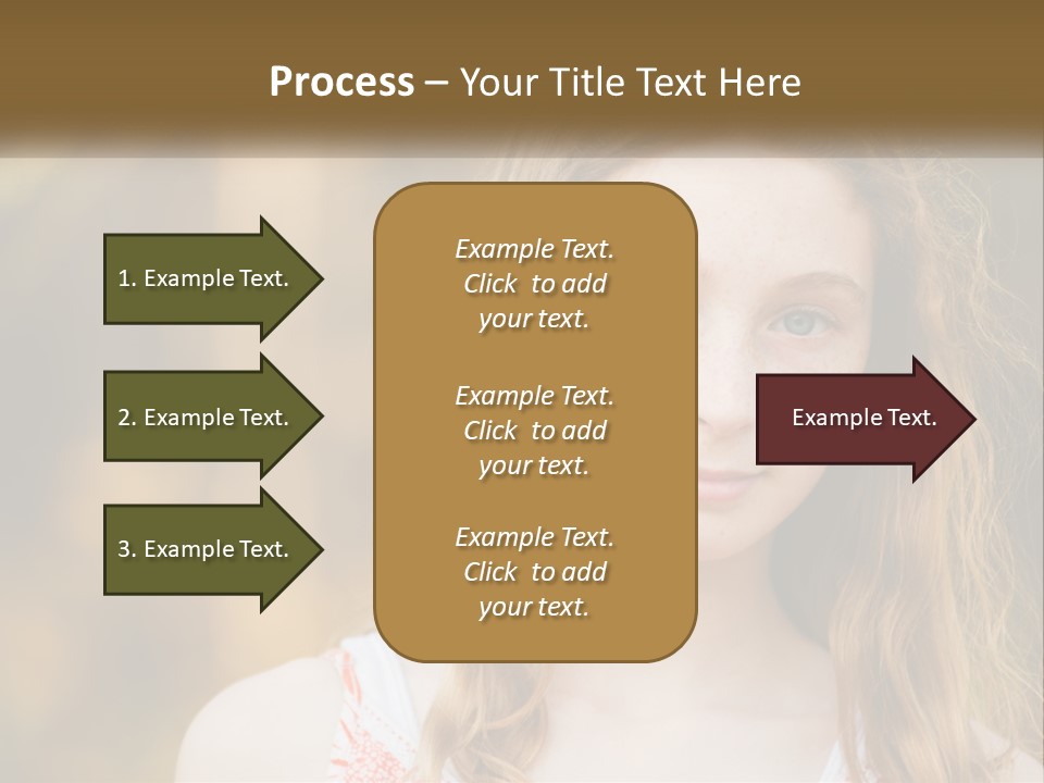 Elderly Coastal Ocean PowerPoint Template