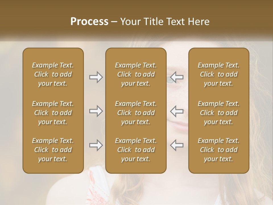 Elderly Coastal Ocean PowerPoint Template