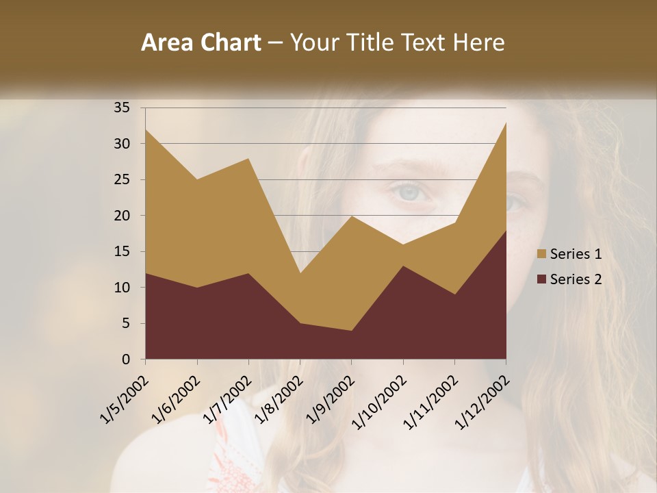 Elderly Coastal Ocean PowerPoint Template