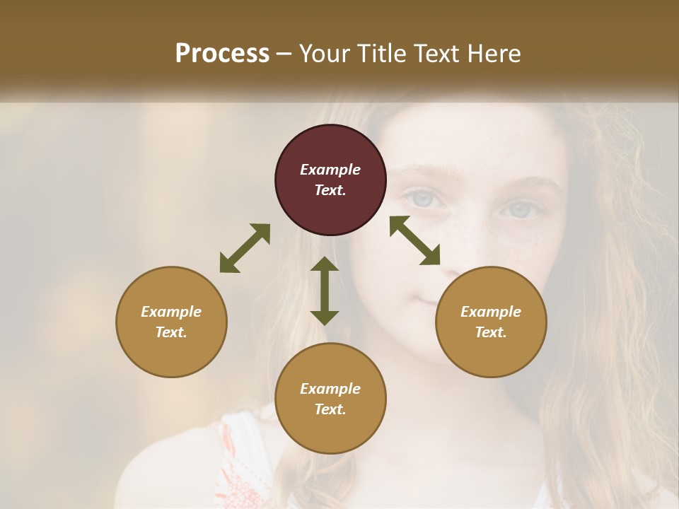 Elderly Coastal Ocean PowerPoint Template