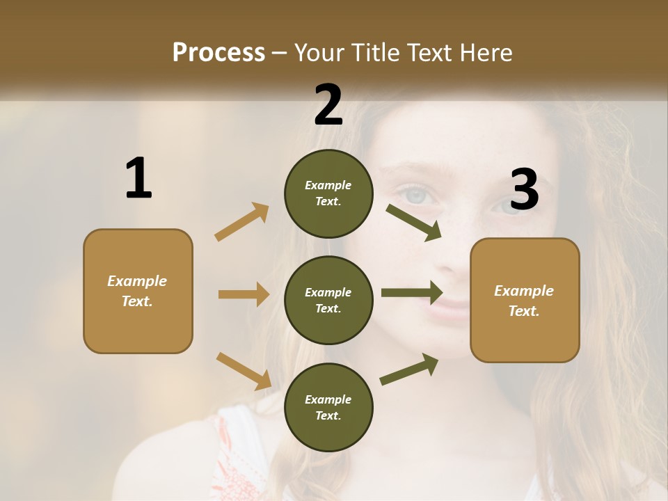 Elderly Coastal Ocean PowerPoint Template