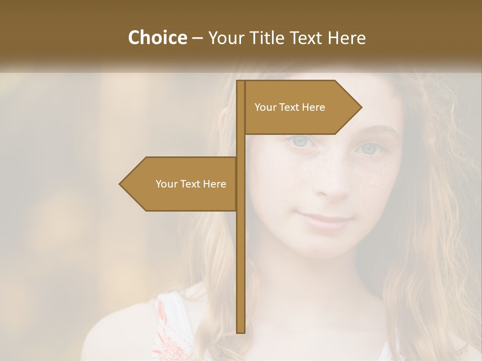 Elderly Coastal Ocean PowerPoint Template