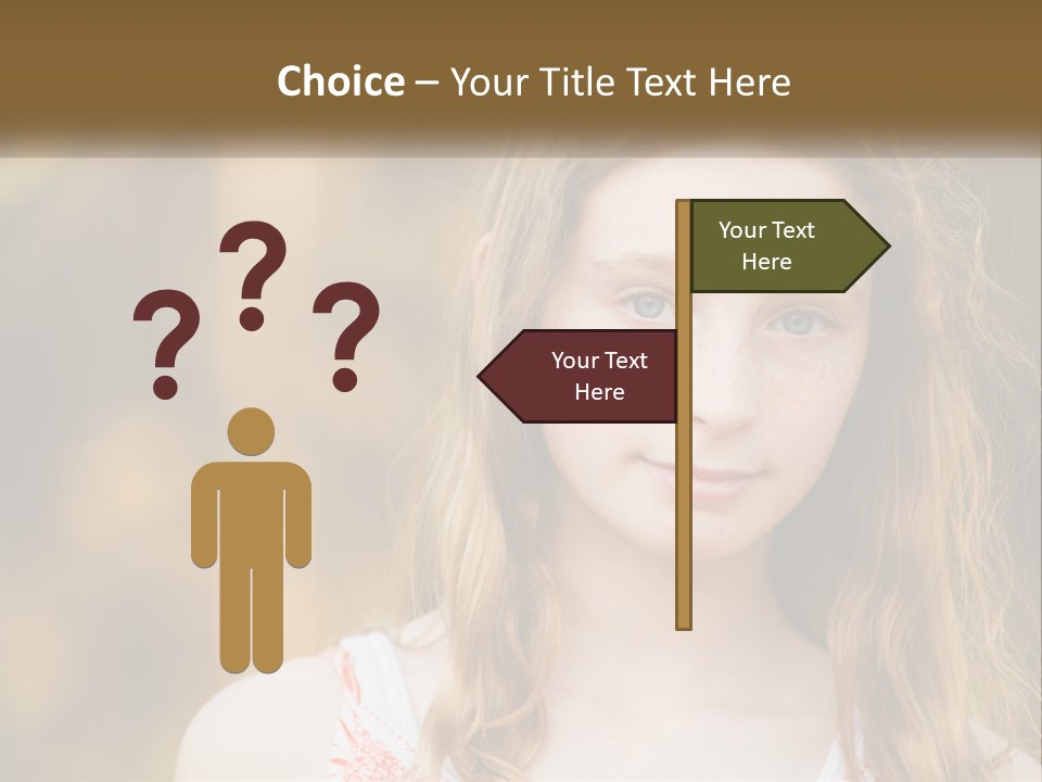 Elderly Coastal Ocean PowerPoint Template