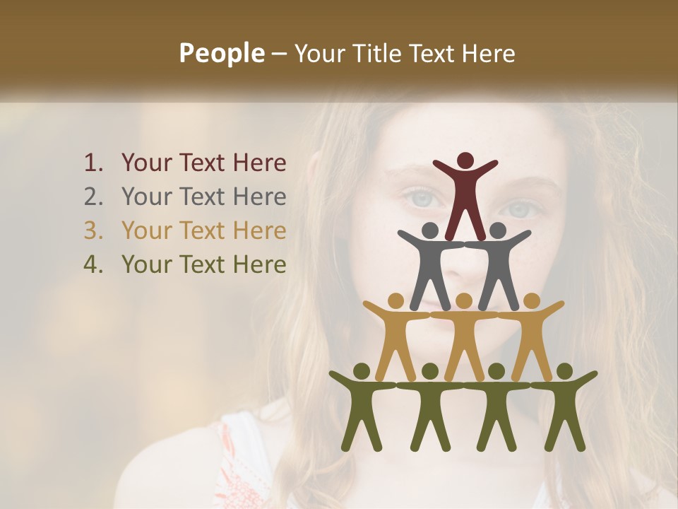 Elderly Coastal Ocean PowerPoint Template