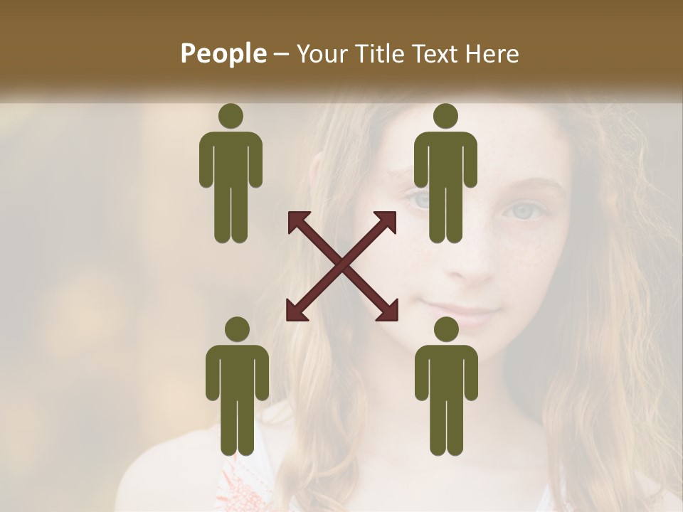 Elderly Coastal Ocean PowerPoint Template