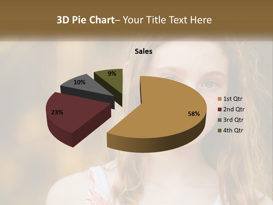 Elderly Coastal Ocean PowerPoint Template