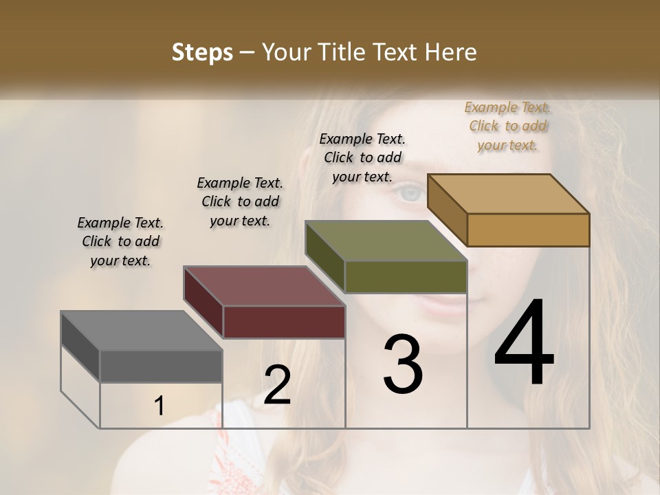 Elderly Coastal Ocean PowerPoint Template