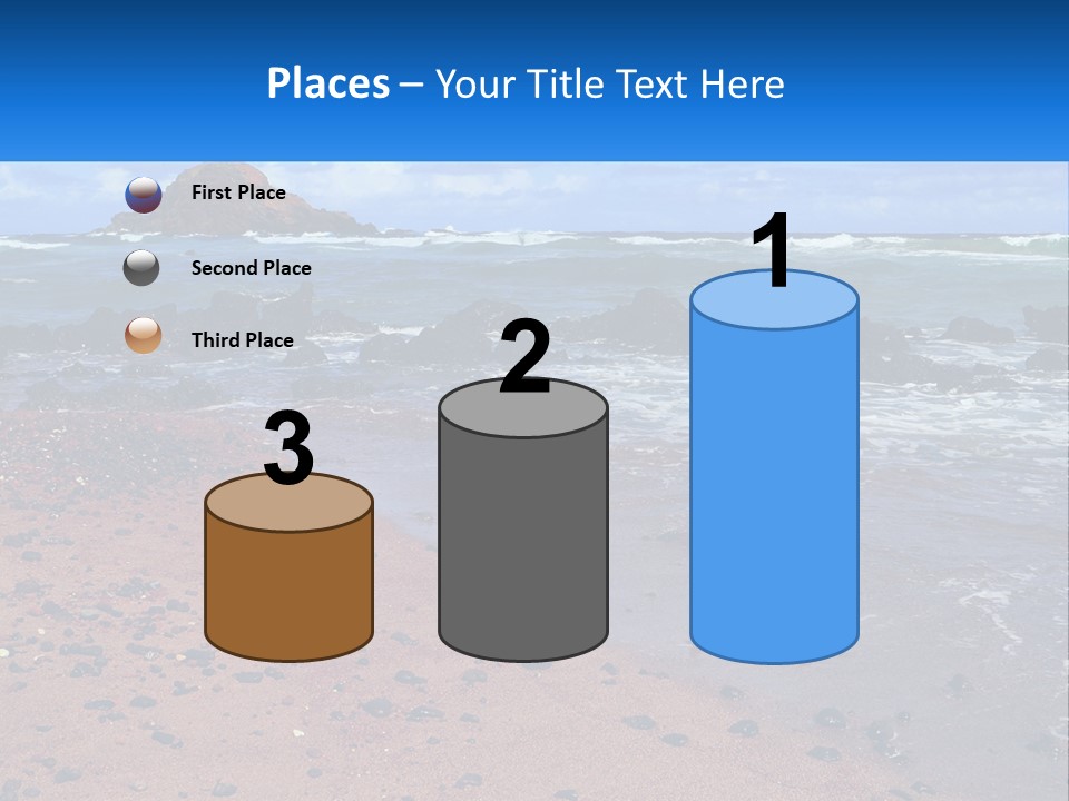 Daughter Parent Standing PowerPoint Template