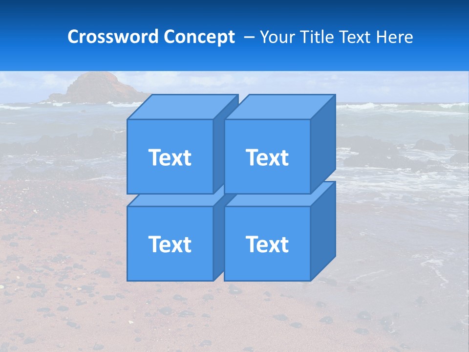 Daughter Parent Standing PowerPoint Template