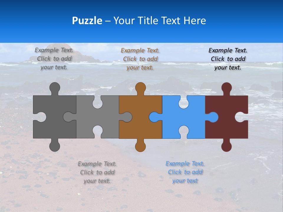 Daughter Parent Standing PowerPoint Template