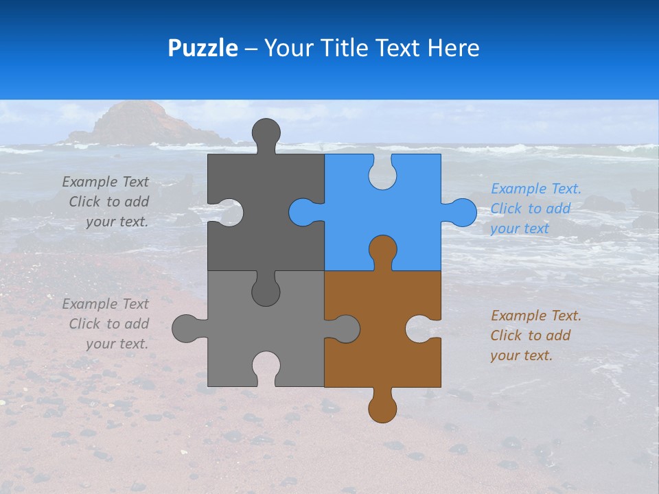 Daughter Parent Standing PowerPoint Template