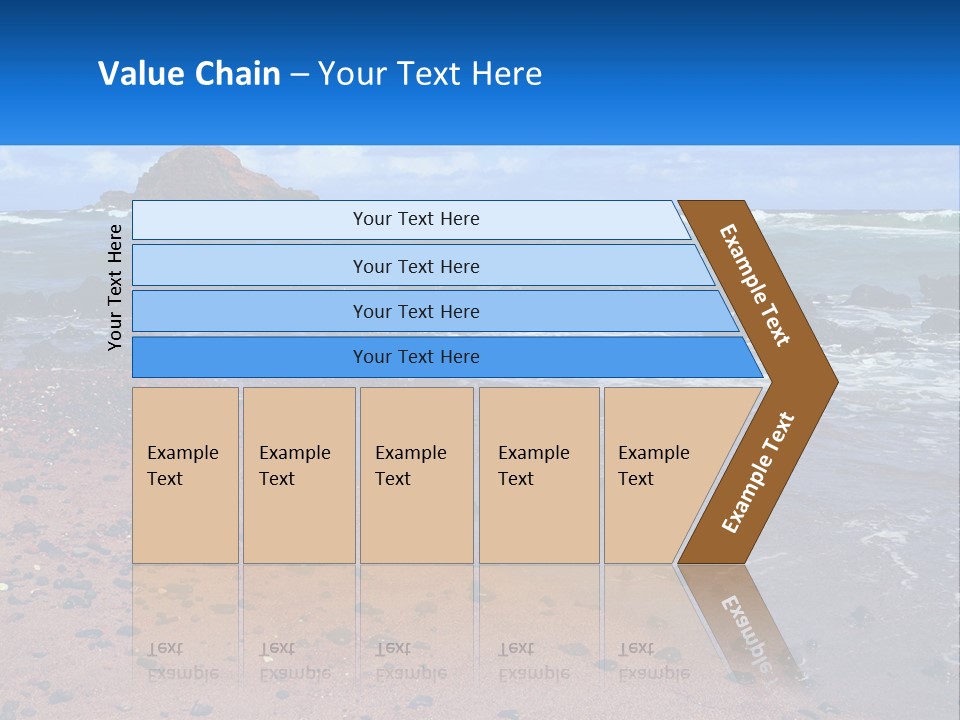 Daughter Parent Standing PowerPoint Template