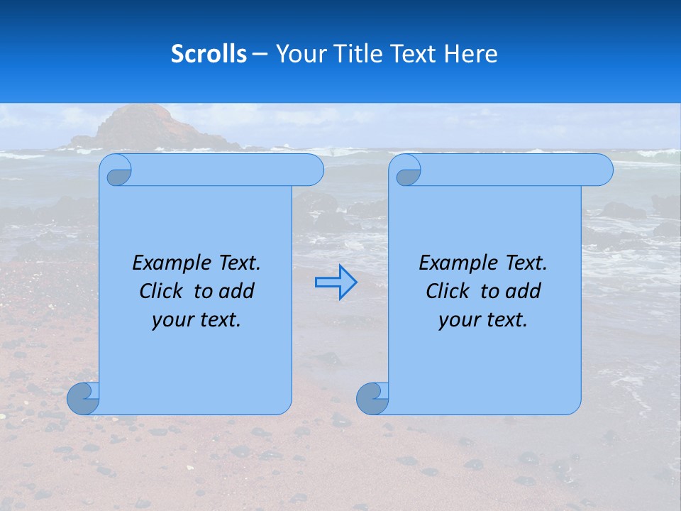 Daughter Parent Standing PowerPoint Template