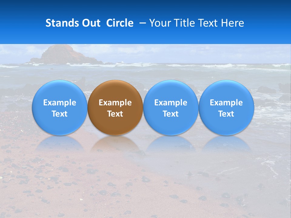 Daughter Parent Standing PowerPoint Template