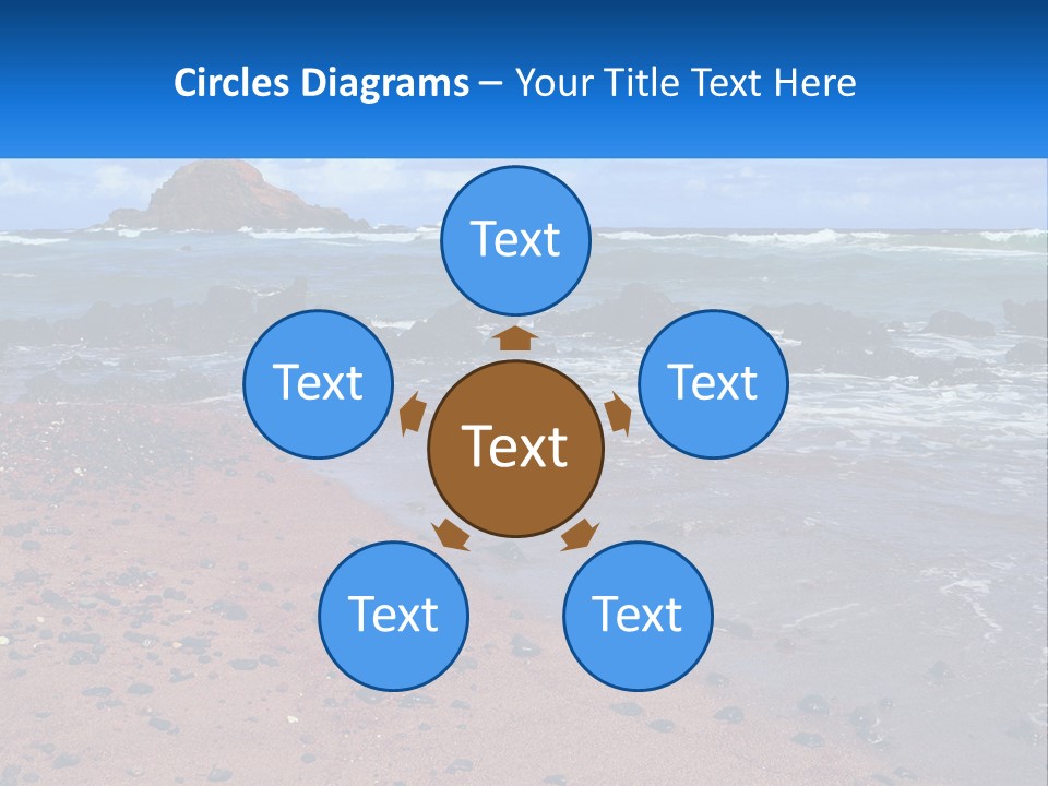 Daughter Parent Standing PowerPoint Template