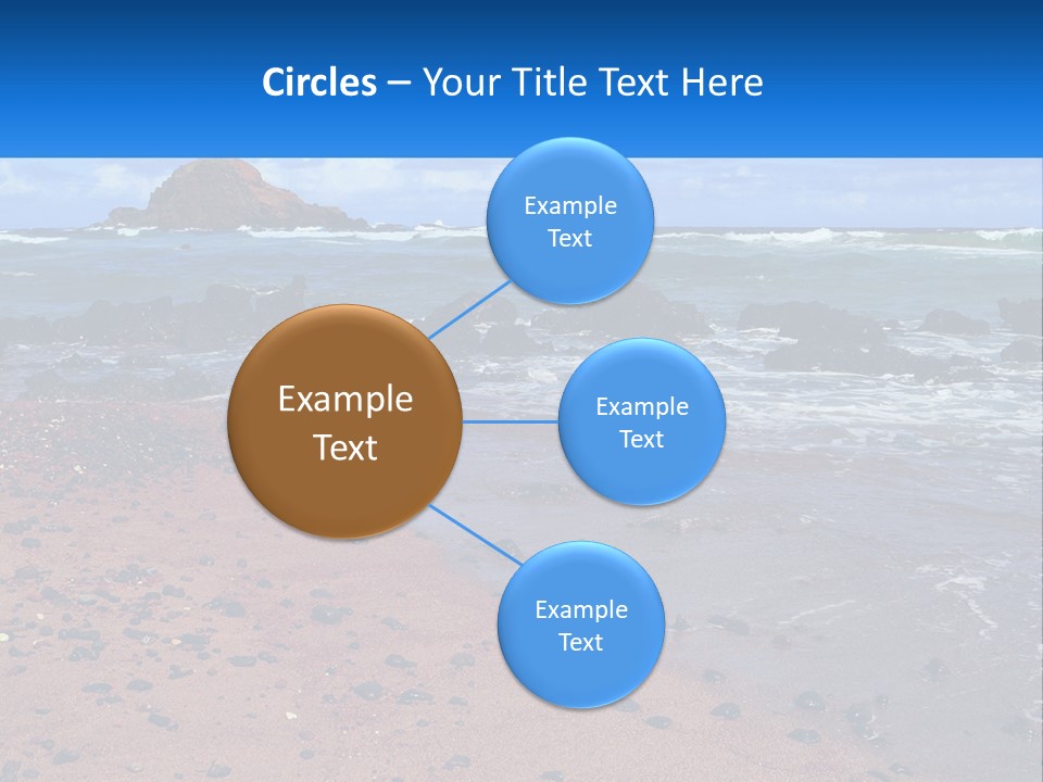 Daughter Parent Standing PowerPoint Template