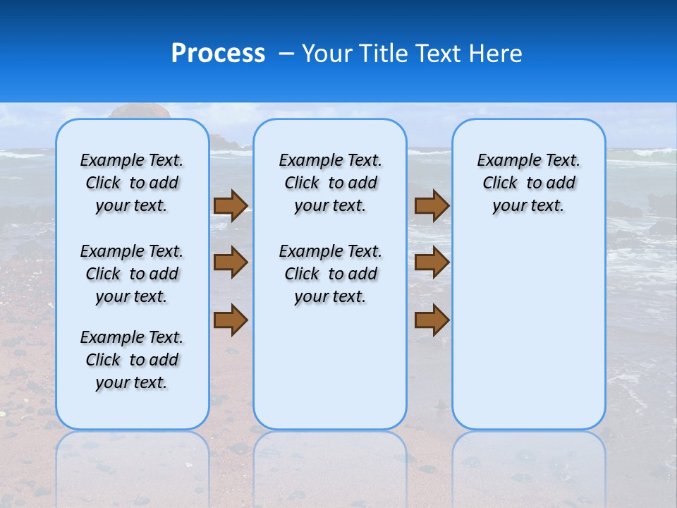 Daughter Parent Standing PowerPoint Template