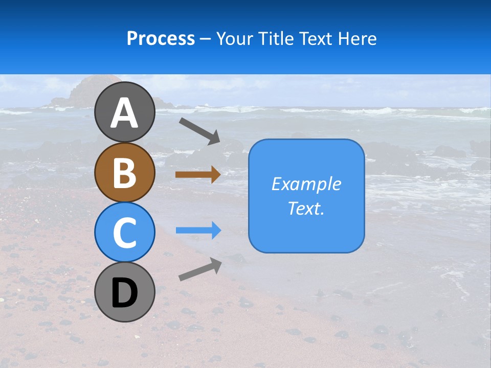 Daughter Parent Standing PowerPoint Template