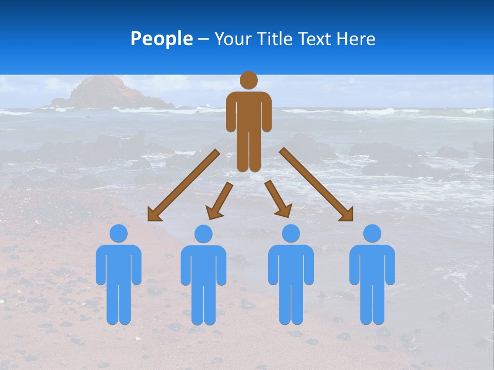 Daughter Parent Standing PowerPoint Template