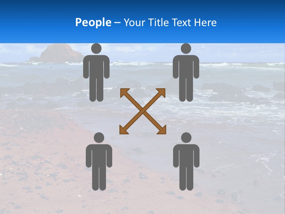 Daughter Parent Standing PowerPoint Template