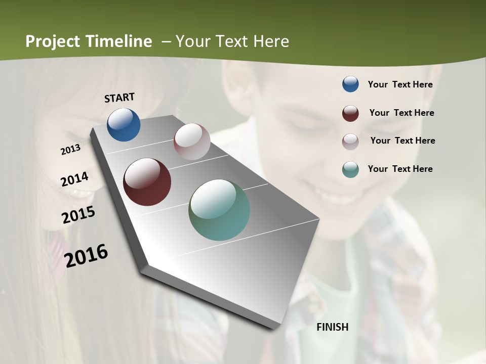 Sea White Retirement PowerPoint Template