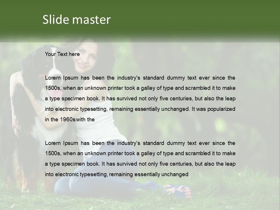 Older Peaceful Sunset PowerPoint Template