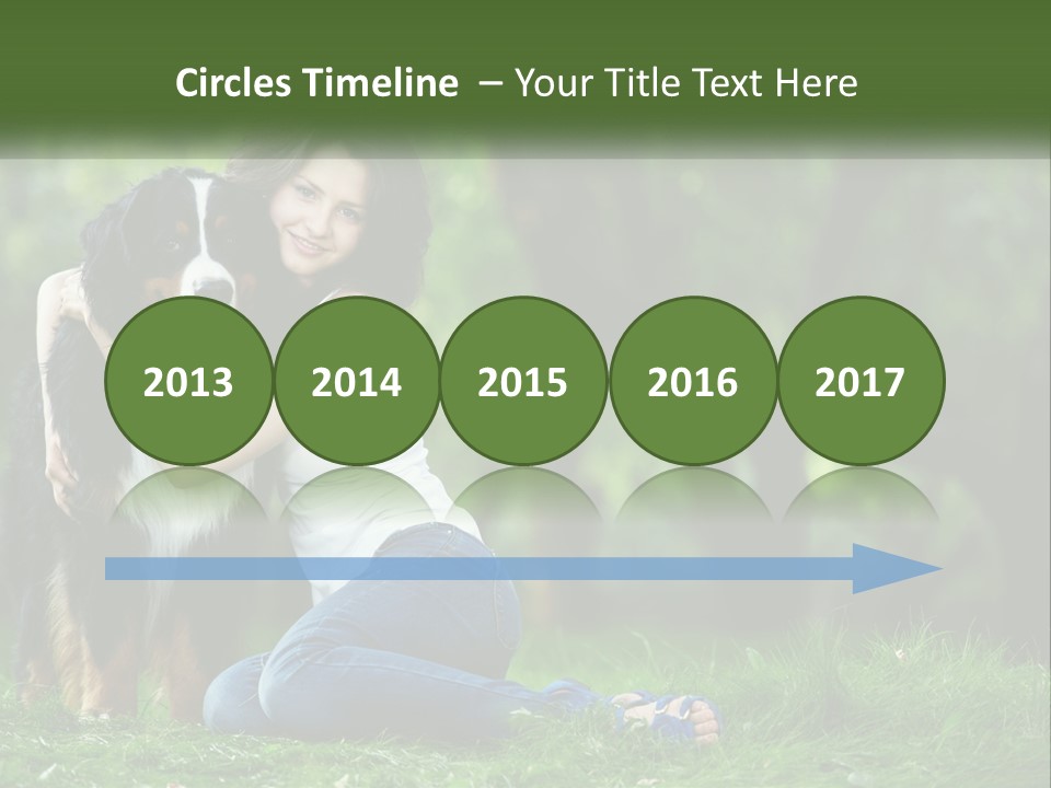 Older Peaceful Sunset PowerPoint Template