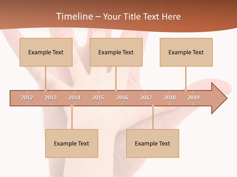 Elderly Beach Wave PowerPoint Template