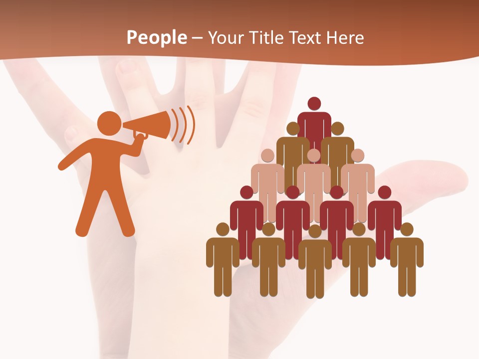 Elderly Beach Wave PowerPoint Template