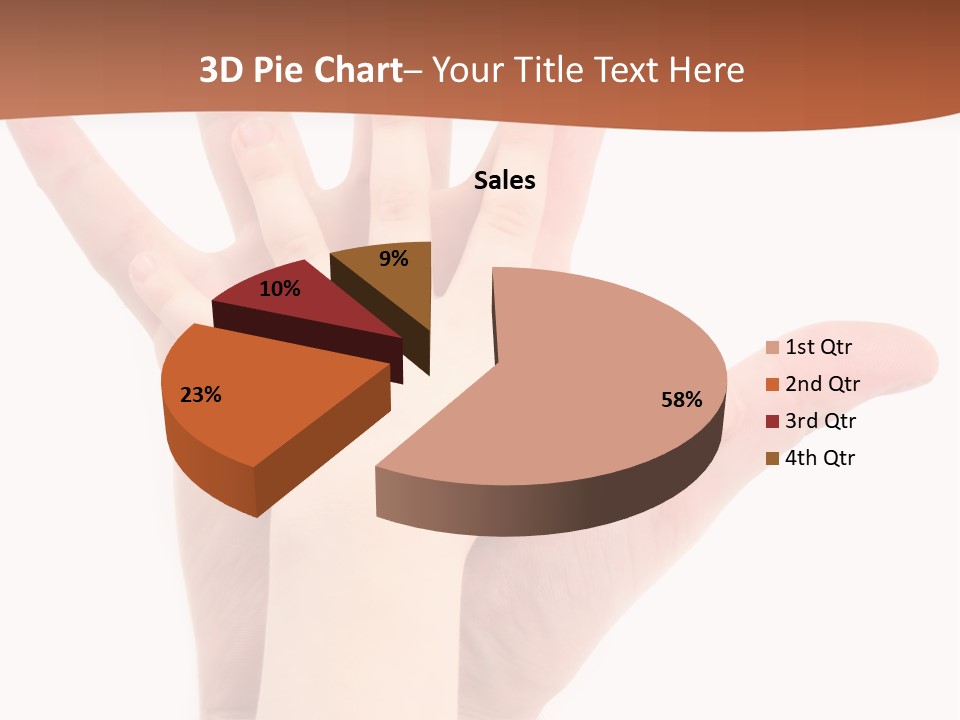 Elderly Beach Wave PowerPoint Template
