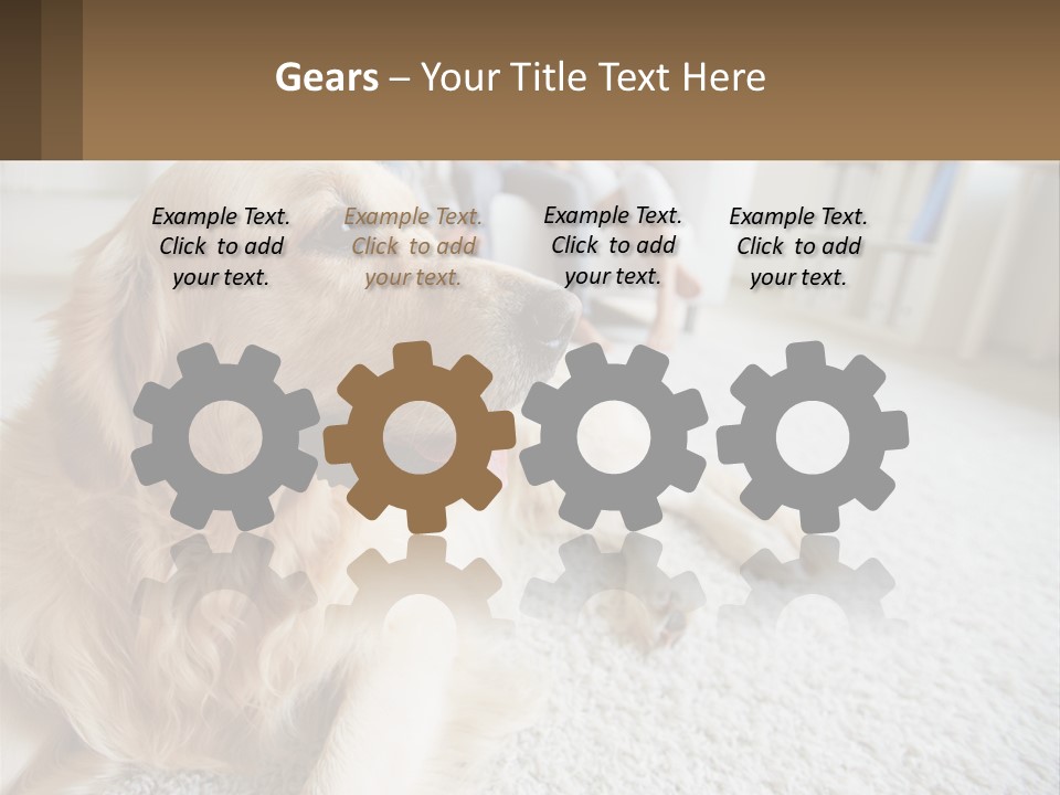 Parent Elderly Standing PowerPoint Template