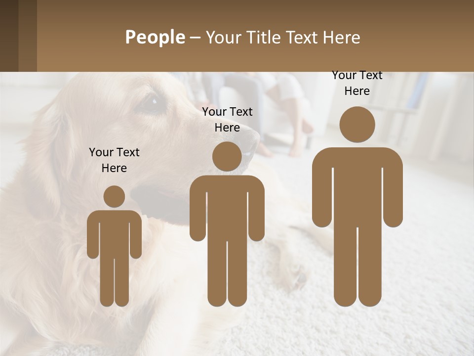 Parent Elderly Standing PowerPoint Template