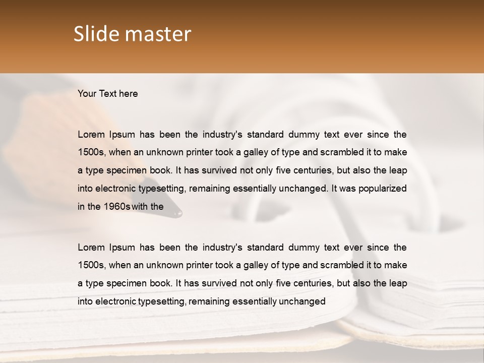 Water Ocean Daughter PowerPoint Template