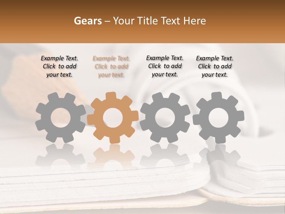 Water Ocean Daughter PowerPoint Template