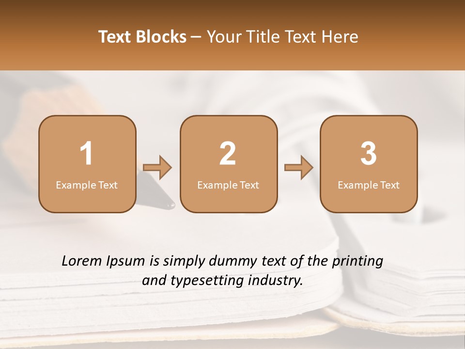 Water Ocean Daughter PowerPoint Template