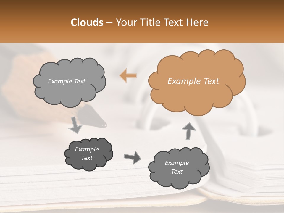 Water Ocean Daughter PowerPoint Template