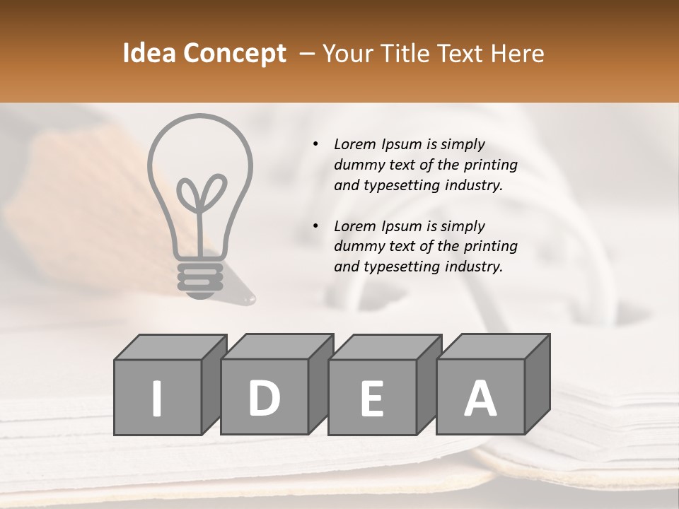 Water Ocean Daughter PowerPoint Template