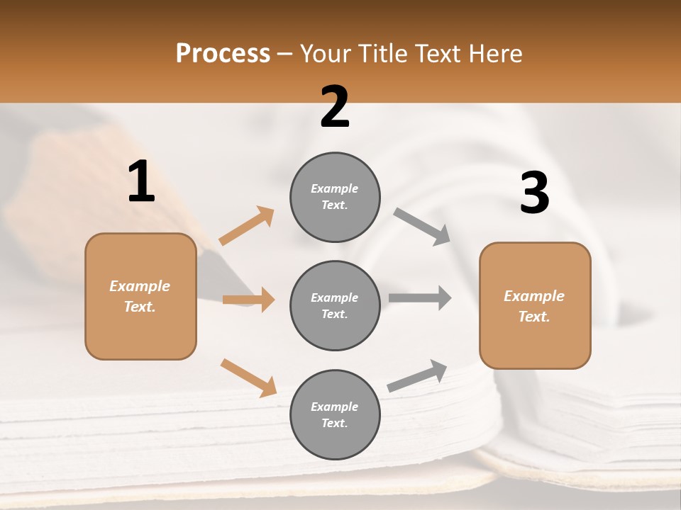 Water Ocean Daughter PowerPoint Template