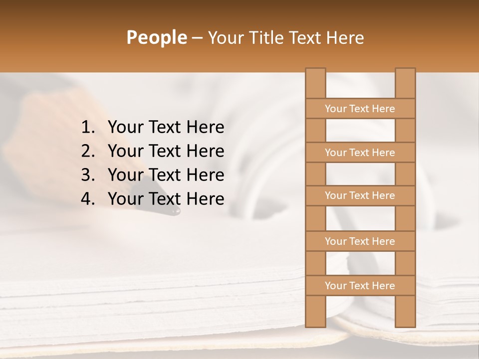 Water Ocean Daughter PowerPoint Template