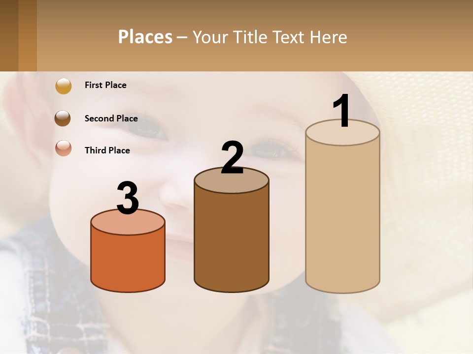 Elderly Coast Caucasian PowerPoint Template