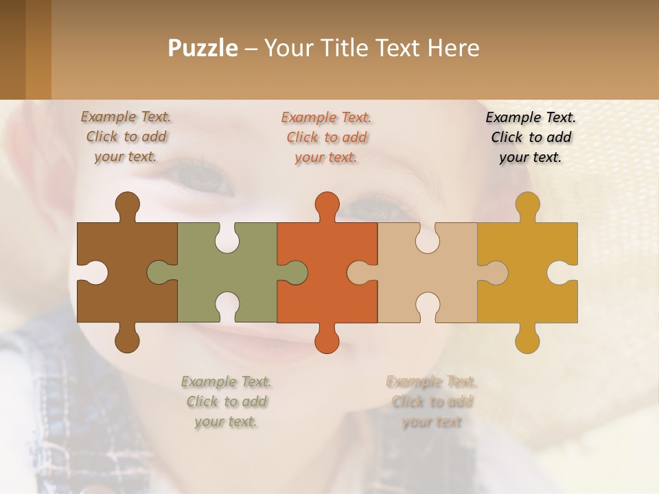 Elderly Coast Caucasian PowerPoint Template