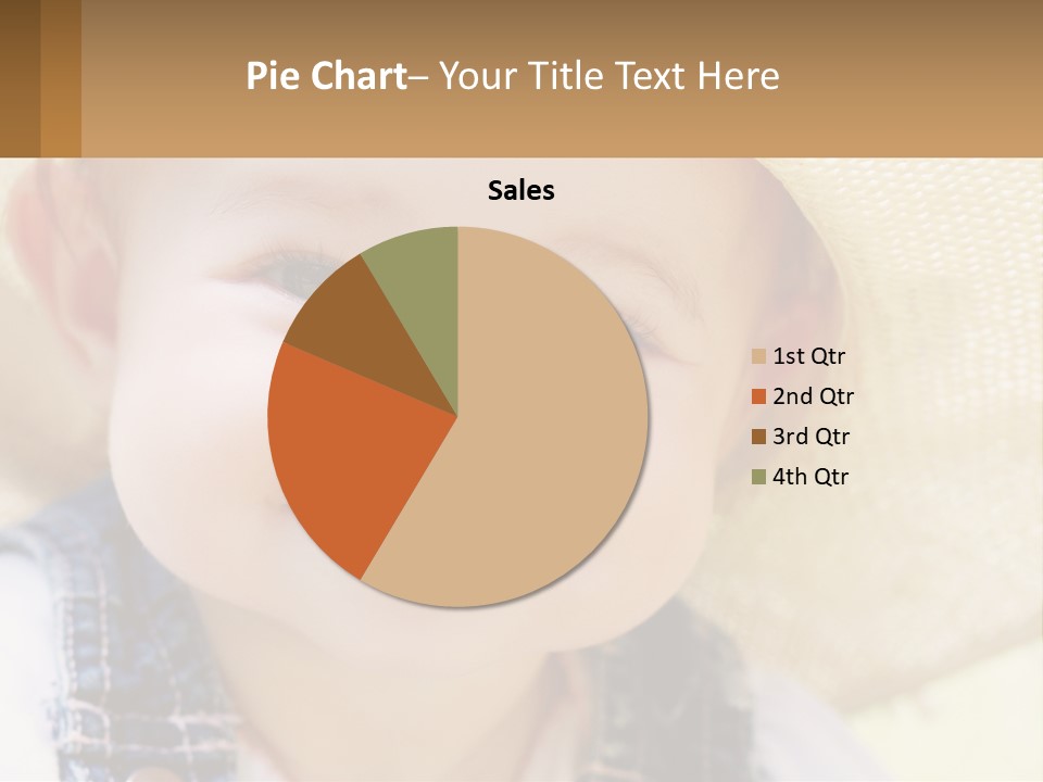 Elderly Coast Caucasian PowerPoint Template