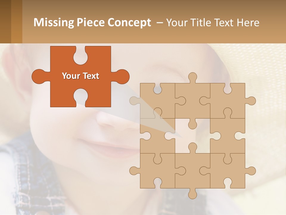 Elderly Coast Caucasian PowerPoint Template