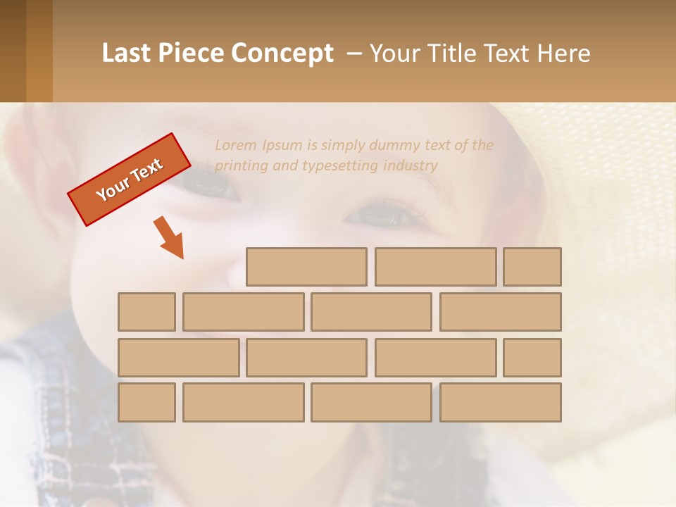 Elderly Coast Caucasian PowerPoint Template