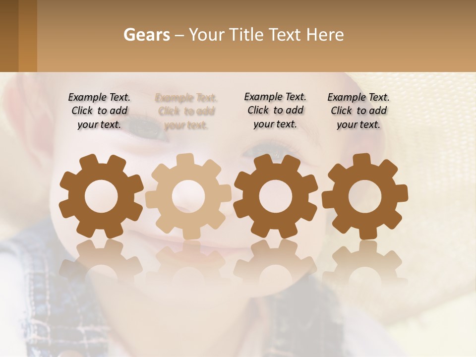 Elderly Coast Caucasian PowerPoint Template