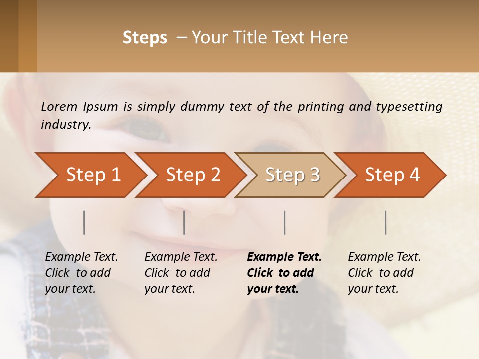Elderly Coast Caucasian PowerPoint Template